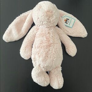 Jellycat Medium Bashful Blush Bunny Plush NWT